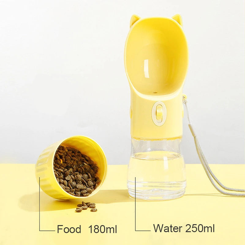 2 in 1 Portable Water and Food Dispenser